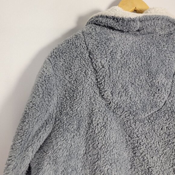 Simply Vera Vera Wang Sherpa Oversized Comfy Lounge Coat W/ Pockets Size Large - Picture 8 of 14